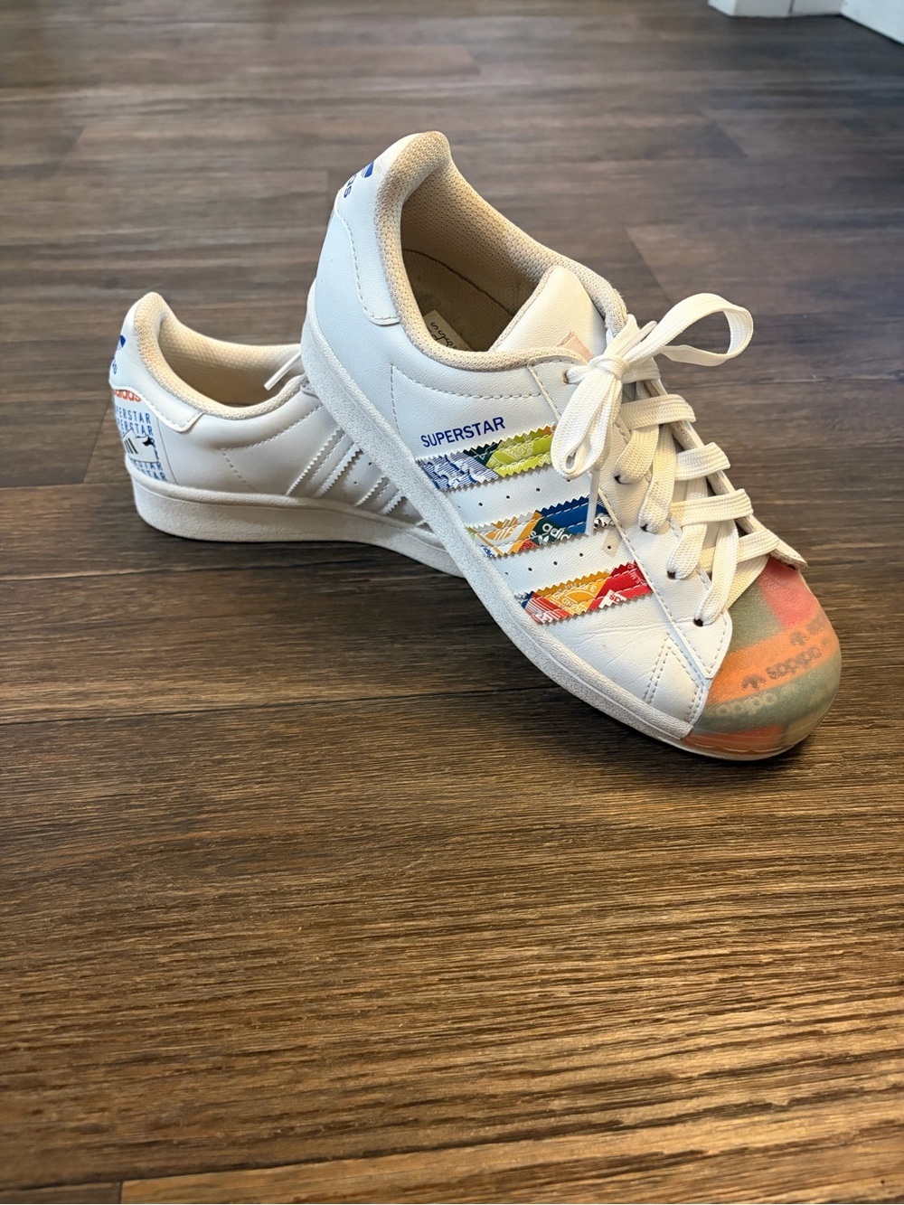 Adidas Originals Superstar Unisex Youth Shoes Sneakers Multicolor Size 3.5